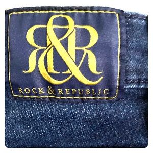 Rock n republic blue denim straight leg jeans